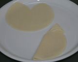サクサクハートの林檎チョコパイ作り方2写真