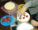 子供と簡単ふわふわケーキ作り方7写真
