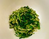 ほうれん草ときゅうりの生姜醤油和え作り方3写真