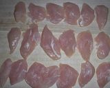 鶏ささみのバジル焼き作り方1写真