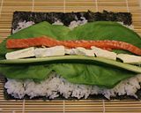 節分に♪サーモンとクリームチーズ海苔巻き作り方4写真