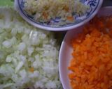 塩分控えめ具だくさんのミートソースパスタ作り方2写真