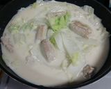 白菜とくるくる豚肉のクリーム煮作り方15写真