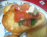 トマトとチーズのブルスケッタ作り方8写真