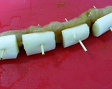 ちょいスパイシーささみのぐるぐる焼き作り方3写真