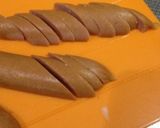 型抜きした後のチーズを使った一品作り方3写真