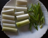 丸ごとねぎのとろ～り和風ミルク煮♪作り方1写真