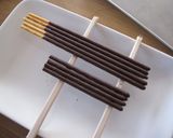 ポッキーで作る飛行機!作り方1写真