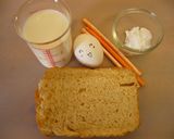 簡単☆無駄なし！フレンチトースト作り方1写真