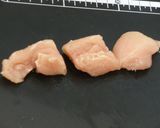 一人御膳□鶏ささみのトマト炒め作り方1写真