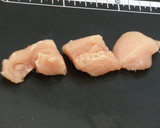 一人御膳□鶏ささみのトマト炒め作り方1写真