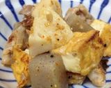 厚揚げ豚肉れんこん☆塩麹で炒めて♪作り方2写真