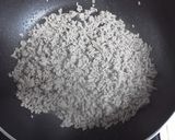 マカロニと挽き肉の炒め物作り方2写真