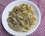 マカロニと挽き肉の炒め物作り方4写真