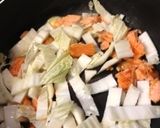 ⁂皆の推し麺⁂鮭と白菜の豆乳パスタ作り方2写真