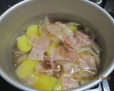 ハーフベーコンと玉ねぎじゃがいも甘煮作り方5写真