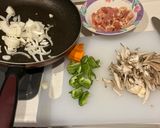 豚薄切り＆野菜のチリトマソース作り方1写真