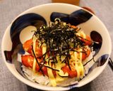 背徳飯⭐︎ピリ辛ソーセージ丼作り方5写真