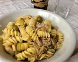 ズッキーニとエリンギと挽肉のパスタ作り方6写真