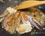 渡り蟹のトマトクリームパスタ♬作り方5写真