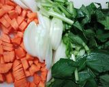 肩鶏肉の酢合わせ野菜炒め作り方2写真