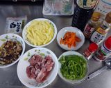 豚肉ジャガイモ人参ピーマンの炒め物作り方9写真