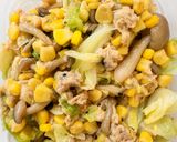 キャベツとツナコーンのバターコンソメ炒め作り方9写真