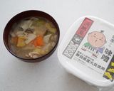 【簡単豚汁】時短豚汁　小結しらたき&長芋作り方21写真