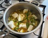 ゴーヤと豆腐のカレースープ作り方4写真