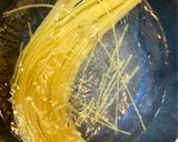 さば味噌缶和風パスタ作り方1写真