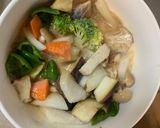 肉無チクワ洋風クリーミーキムチ味野菜炒め作り方12写真