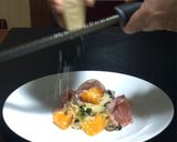 柿と生ハムのパスタ作り方23写真