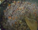 塩分控えめ具だくさんのミートソースパスタ作り方5写真
