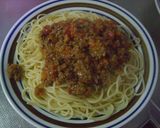 塩分控えめ具だくさんのミートソースパスタ作り方7写真