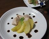 チキンとリンゴのソテー・バルサミコソース作り方8写真