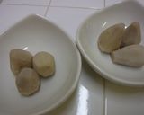 海老芋の柚子風味そぼろあん作り方6写真