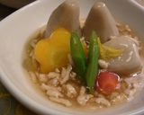 海老芋の柚子風味そぼろあん作り方8写真