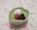 抹茶のパンナコッタ作り方6写真