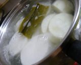 大根と鶏肉の甘辛煮作り方1写真
