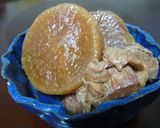 大根と鶏肉の甘辛煮作り方2写真