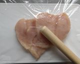 チミチュリソースで食べる♪チキンステーキ。作り方4写真