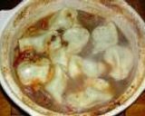 豚肉の火鍋＆水餃子作り方12写真
