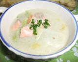 白菜の和風クリーム煮作り方9写真