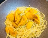 いしり醤油&柿と生ハムチーズバターパスタ作り方7写真