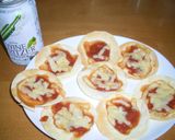 ★超簡単★餃子ピザ作り方4写真