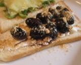 黒豆とクリチのトースト作り方4写真