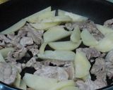 豚肉とジャガイモの甘酢炒め♪作り方4写真