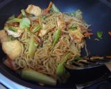 【お手軽】お揚げさんの焼きそば作り方4写真