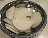 豚肉とだいこんとちんげん菜のさっぱり炒め作り方1写真