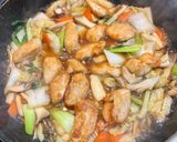 鶏ささみときのこの中華丼作り方9写真